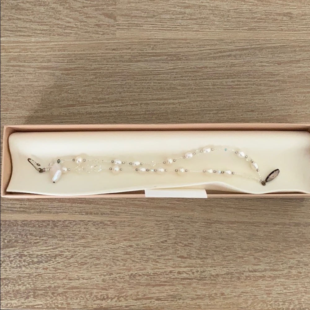 Bridal bracelet - freshwater pearls